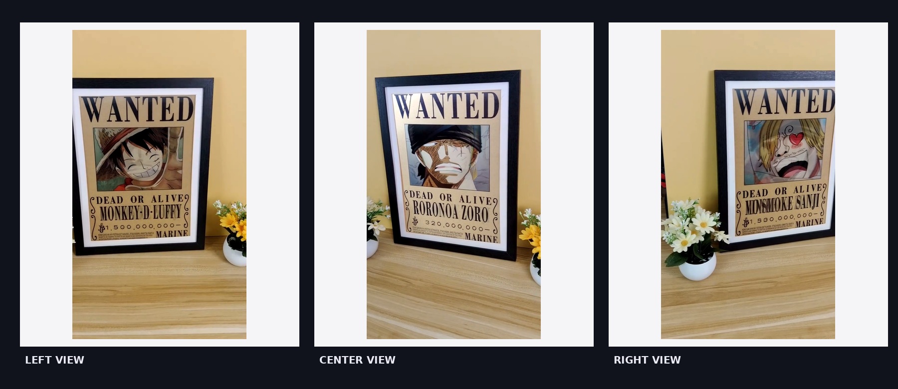 One Piece Wanted Trio three views